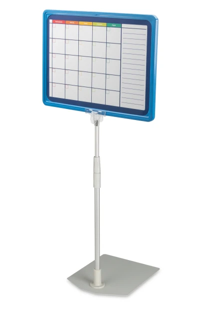 Dry-erase board with custom print in a frame on a telescopic stand, sizes A3, A4, A5 - Office decor. Walls.