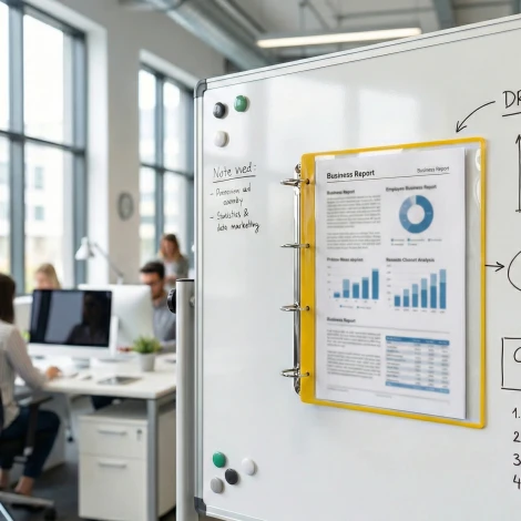 Magnetic Display, A4 Document Folder
