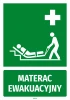 Information Sticker: Evacuation mattress