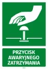Information Sticker: Emergency stop button