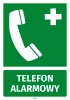 Information Sticker: Emergency phone
