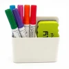 Magnetic container for accessories and markers - Graphic design. Simple rectangular shape filled with colorful markers.
