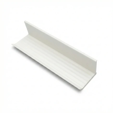 Magnetic marker shelf with a graphic design. Rectangular shape with grooves on the surface.