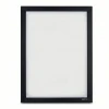 Black A4 self-adhesive magnetic frame for direct writing with cutout - Graphic design. Simple and stylish.