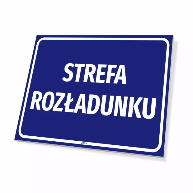 Information Sign: Unloading Zone