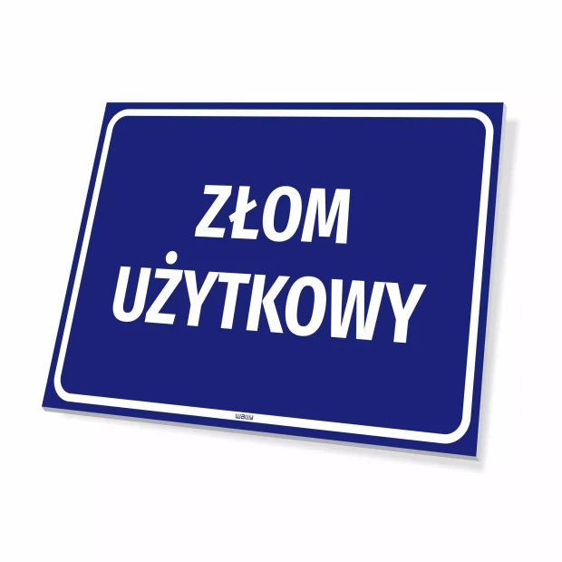 Information Sign: Scrap Metal