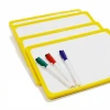 Dry-erase board in A2, A3, A4, A5, A6 frames - Graphic design with simple rectangular shapes and a white surface.