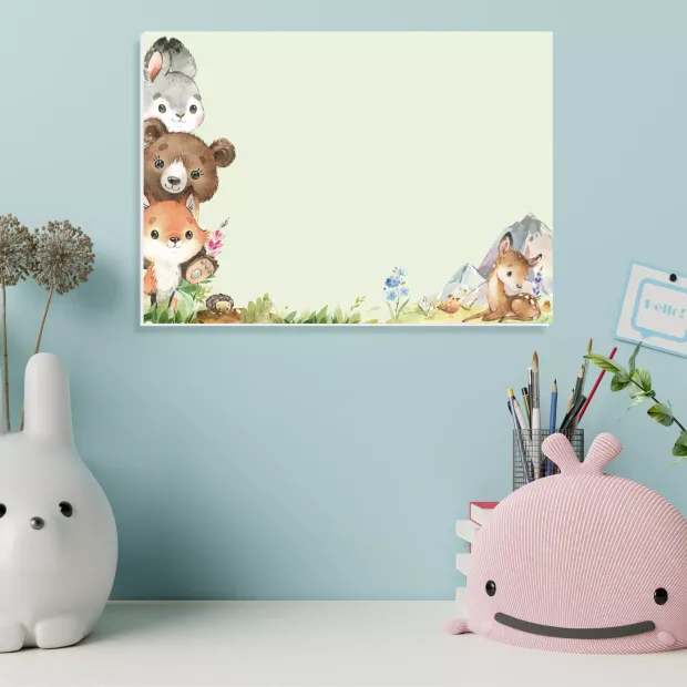Magnetic Dry-Erase Board for Kids: Animals 609