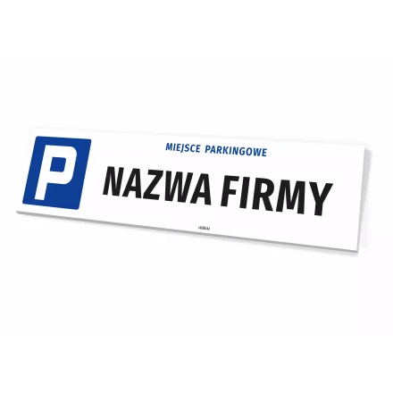 Parking Sign: Parking Spot – Company Name