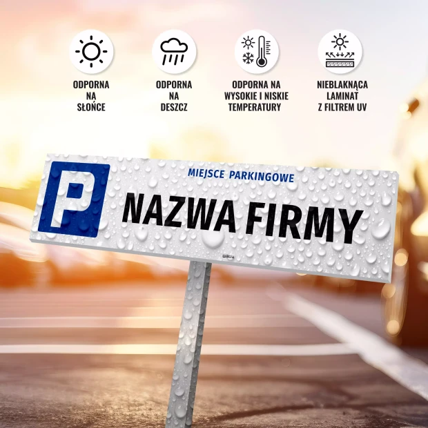 Parking Sign: Parking Spot – Company Name