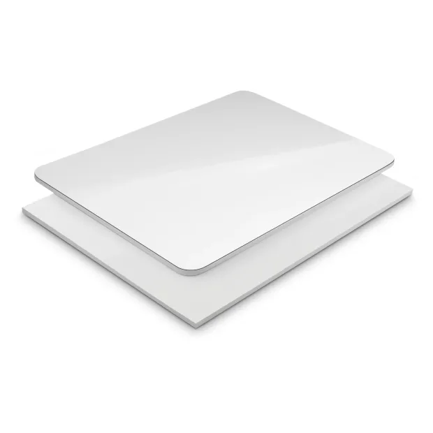 A4 whiteboard - Graphic design. Stacked smooth white surfaces visible.