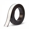 Magnetic tape for shelf labeling, 5 m - Graphic design. Dark brown tape with a smooth white label.