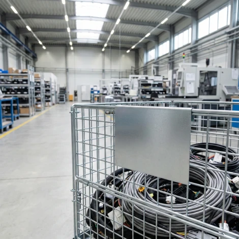 Steel warehouse tags for pallet collars A4