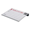 Dry-erase warehouse tags for pallet collars A6