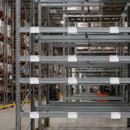 Dry-erase warehouse tags for pallet collars A6