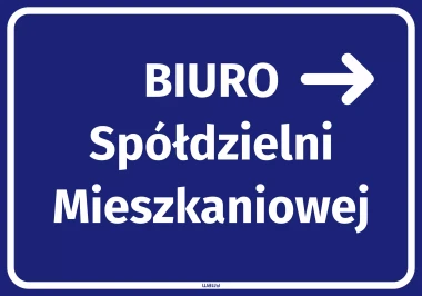 Sticker: Housing Cooperative Office, Arrow Right