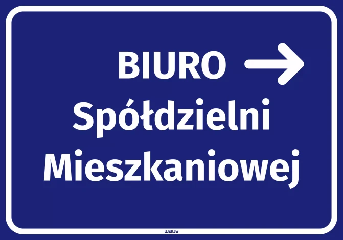 Sticker: Housing Cooperative Office, Arrow Right