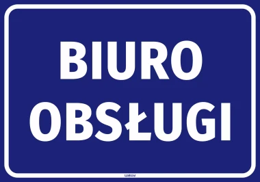 Information Sticker: Customer Service Office