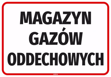 Information Sticker: Breathing Gas Storage