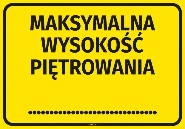 Information Sticker: Maximum Stacking Height