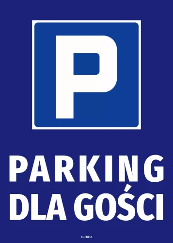 Information Sticker: Parking for guests