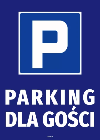 Information Sticker: Parking for guests