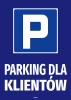 Information Sticker: Parking for customers