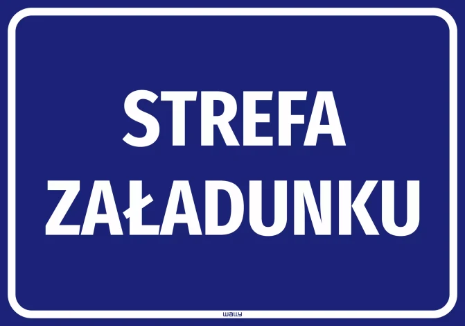 Information Sticker: Loading zone