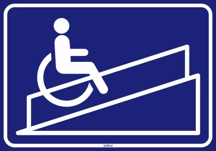 Sticker: Ramp for Disabled Persons