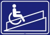Sticker: Ramp for Disabled Persons