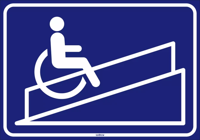Sticker: Ramp for Disabled Persons