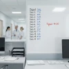 Custom-made whiteboard – Medical facility arrangement.