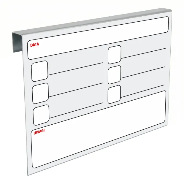 A4 magazine hanger with dry-erase print 009