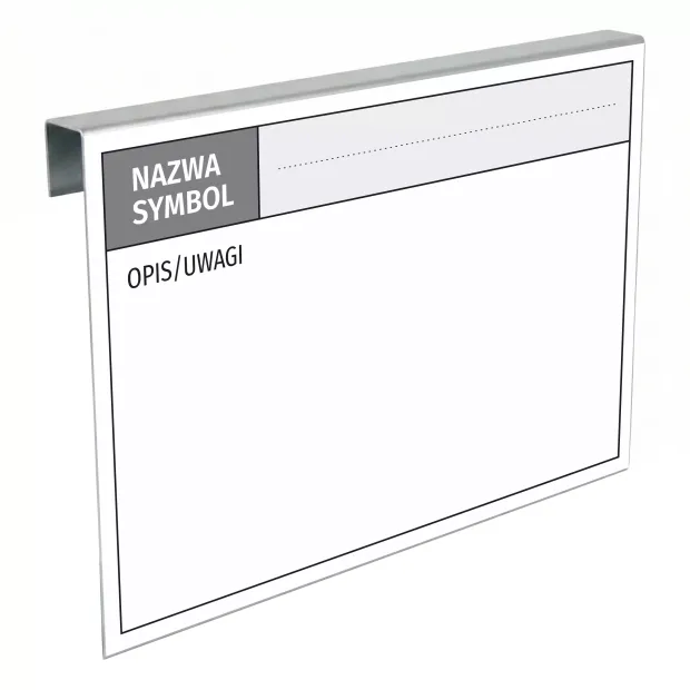 Dry-Erase Pallet Extension Tag A4 for Warehouse 007