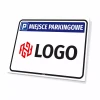 Parking Sign: Parking Space with Your Logo