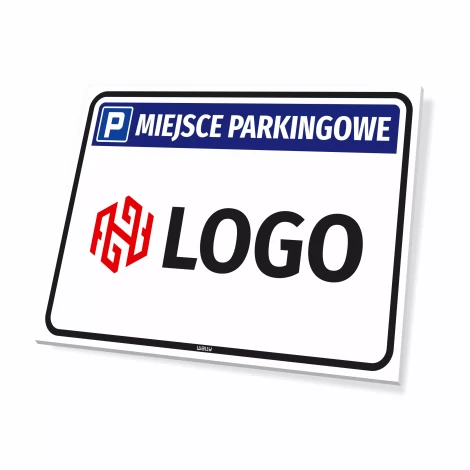Parking Sign: Parking Space with Your Logo