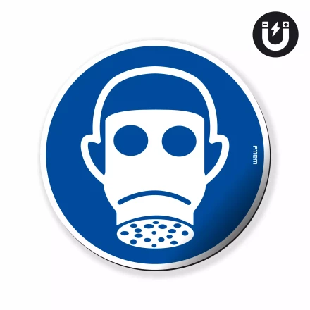 Magnet: Protect Respiratory System, Mandatory Symbol