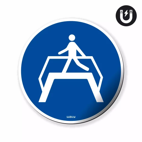 Magnet: Use the Walkway, Mandatory Symbol