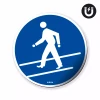 Magnet: Use Marked Crossing Only, Mandatory Symbol
