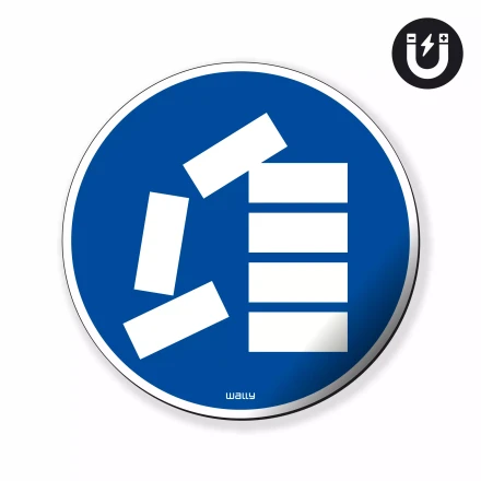 Magnet: Store Properly, Mandatory Symbol