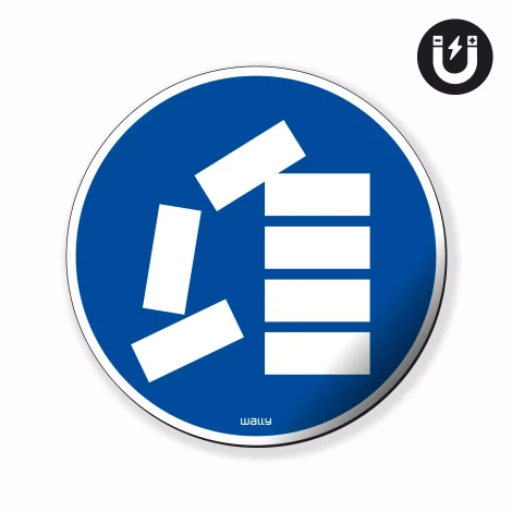 Magnet: Store Properly, Mandatory Symbol