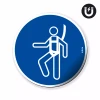 Magnet: Use Safety Harness, Mandatory Symbol