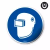 Magnet: Wear Welding Helmet, Mandatory Symbol