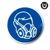 Magnet: Wear Dust Mask, Mandatory Symbol