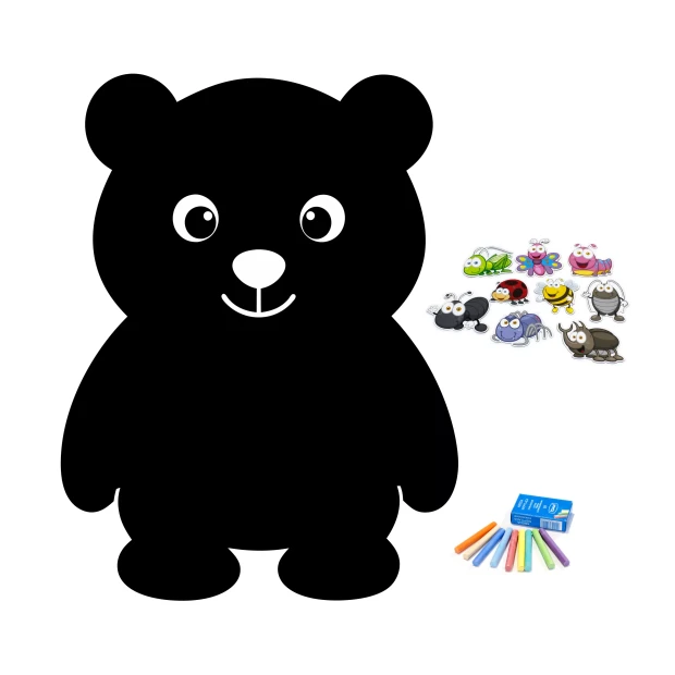 Magnetic Chalkboard for Kids: Bear 422