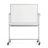 Rotating mobile board 180x120cm Standard - Office arrangement. Walls in light gray color.