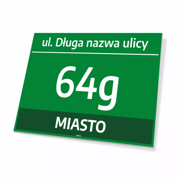House Sign: House Number and Address