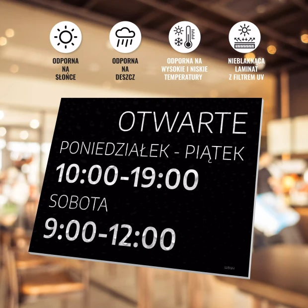 Sign: Open – Customizable Hours, Customizable Days