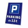 Sign: Parking up to 3.5 t