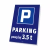 Sign: Parking up to 3.5 t